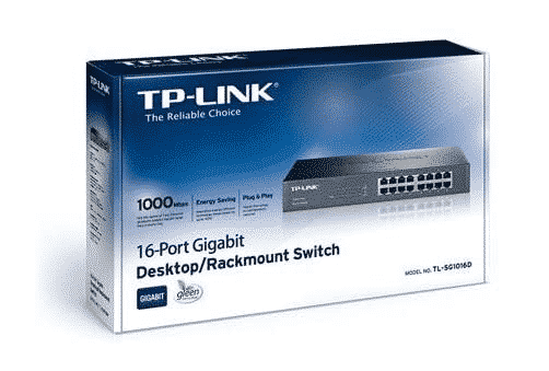 Switch Gigabit de 16 portas, TL-SG1016D