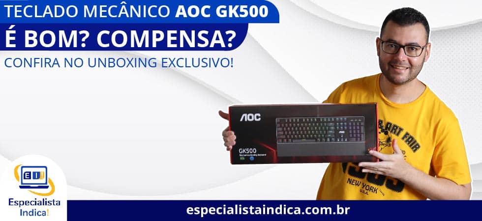 teclado mecanico gamer AOC GK500