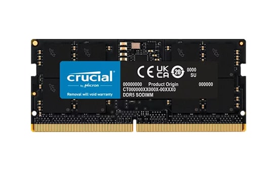 Memória ram DDR5 4800MHz Crucial
